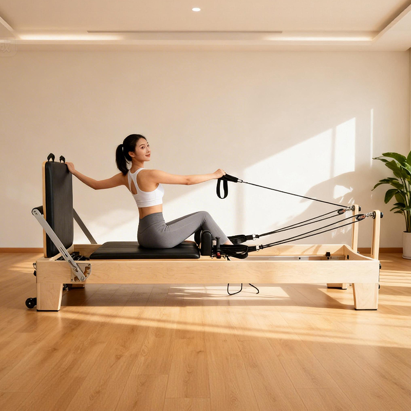 Yoga Fitness Reformer - Przenośny, regulowany reformer do pilatesu z