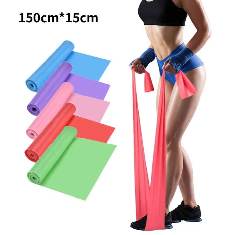 Yoga Fitness Stretching Strap - Naturalne lateksowe gumy oporowe, elastyczne taśmy