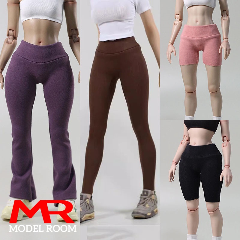 Yoga Fitness Model - 1/6 Damskie elastyczne spodnie sportowe do