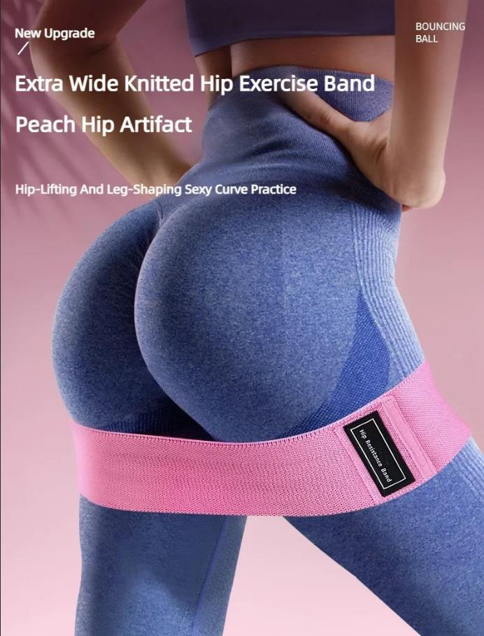 Yoga Fitness Stretching Strap - 3 szt. Gumowe taśmy oporowe do