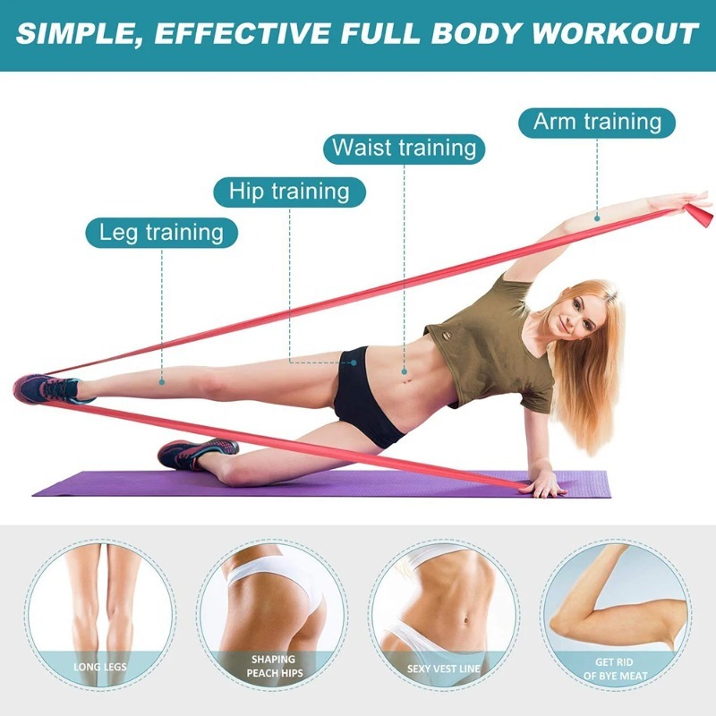 Naturalne lateksowe gumy oporo – Yoga Fitness Stretching Strap recenzja i cena