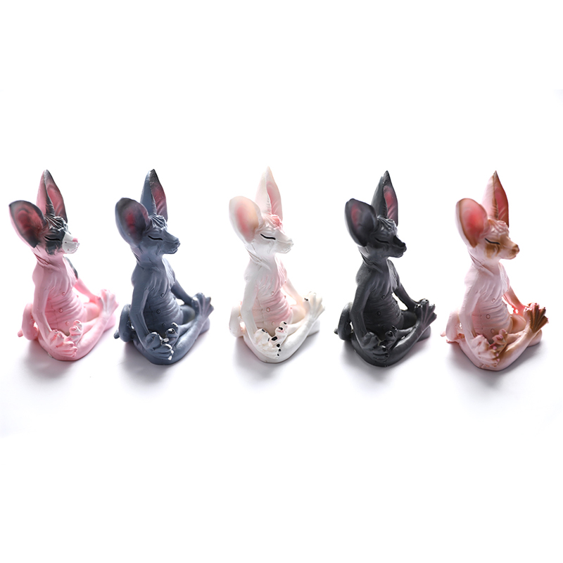 Figurka Kot Buddy w Stylu Whim – Yoga Fitness Model recenzja i cena