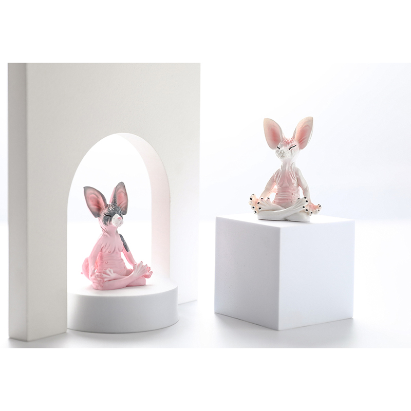 Figurka Kot Buddy w Stylu Whim – Yoga Fitness Model recenzja i cena