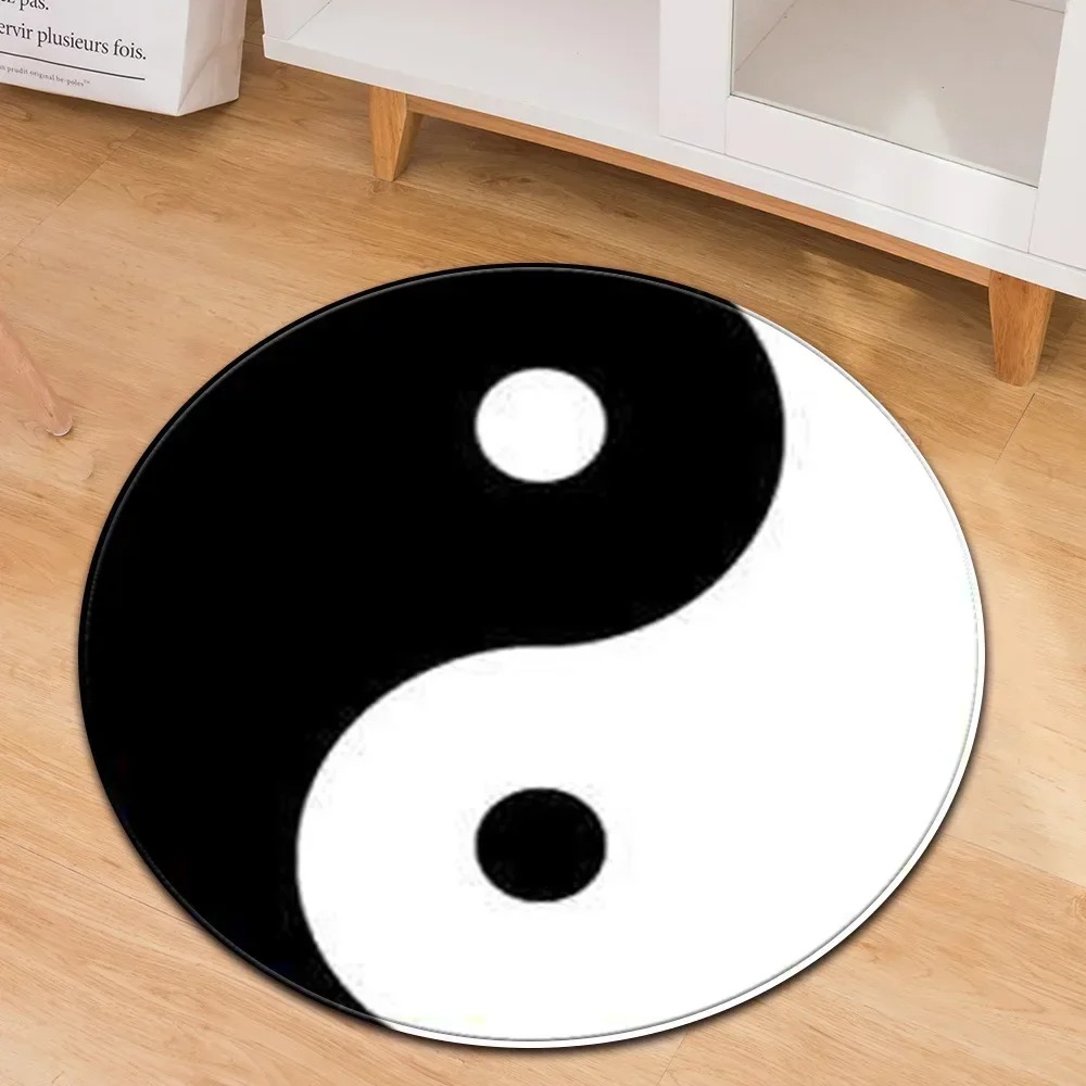 Okrągły dywan Yin Yang Taiji K – Yoga Fitness Model recenzja i cena