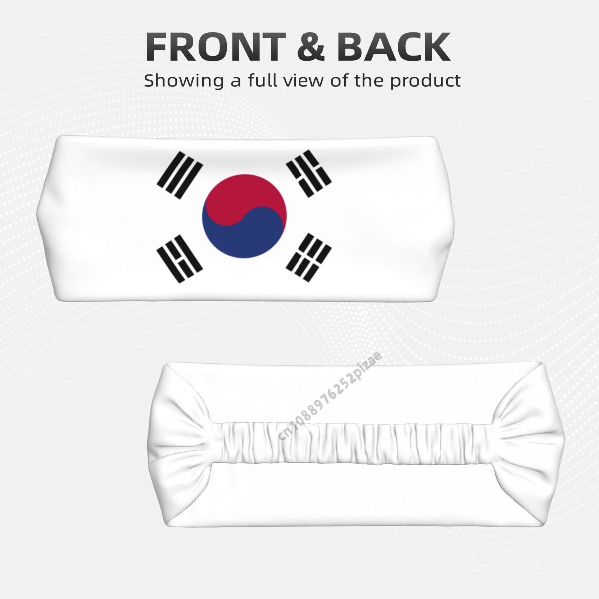 Opaski do włosów z flagą Korei – Yoga Fitness Stretching Strap recenzja i cena