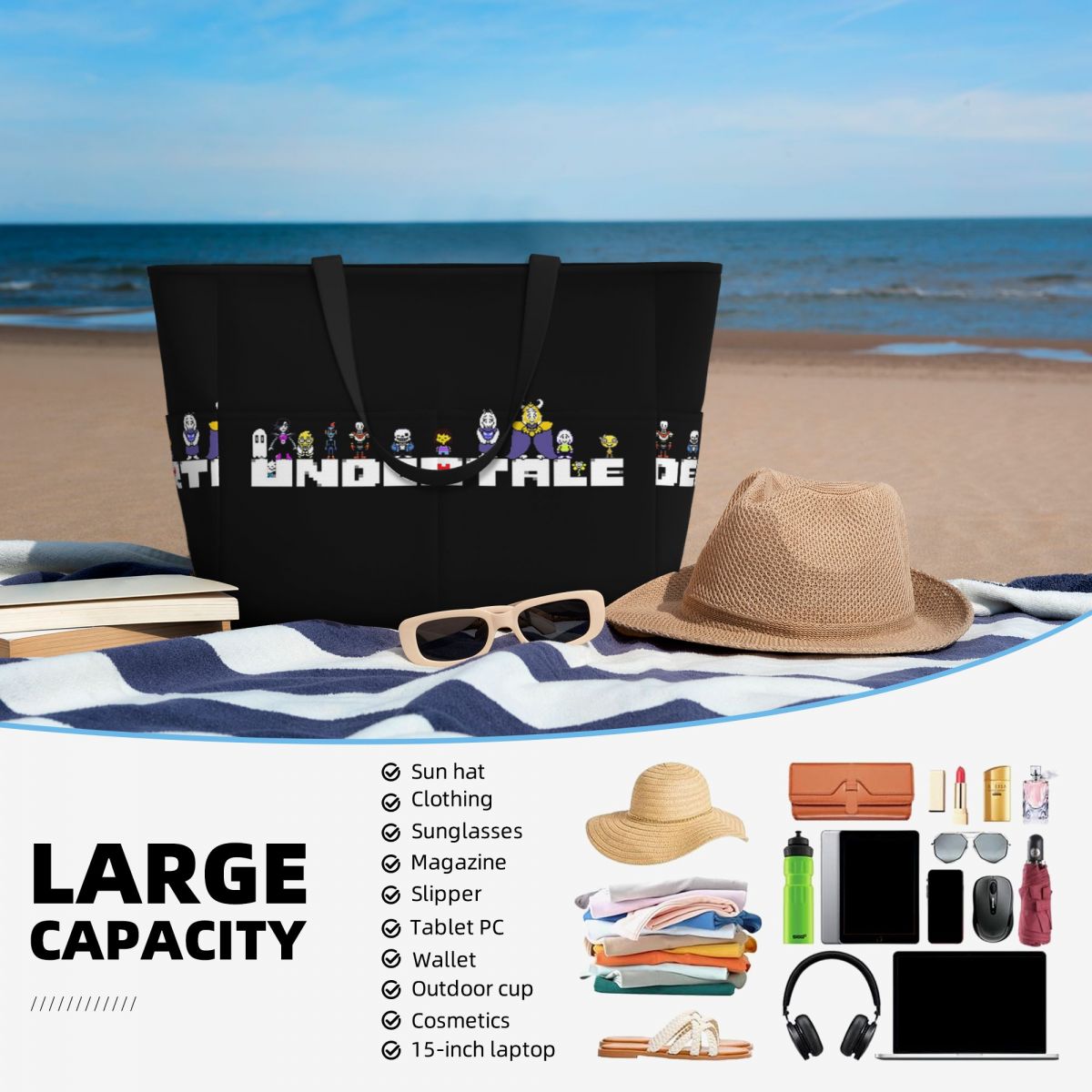 Torba na plażę z grafiką z gry – Yoga Fitness Video recenzja i cena