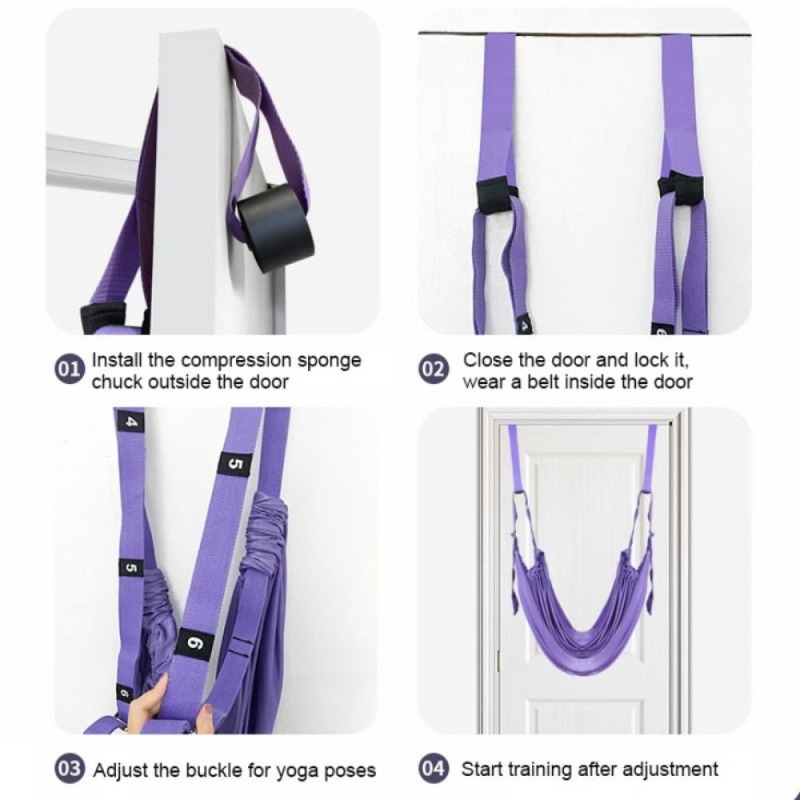 Regulowany zestaw hamaka do ae – Yoga Fitness Stretching Strap recenzja i cena
