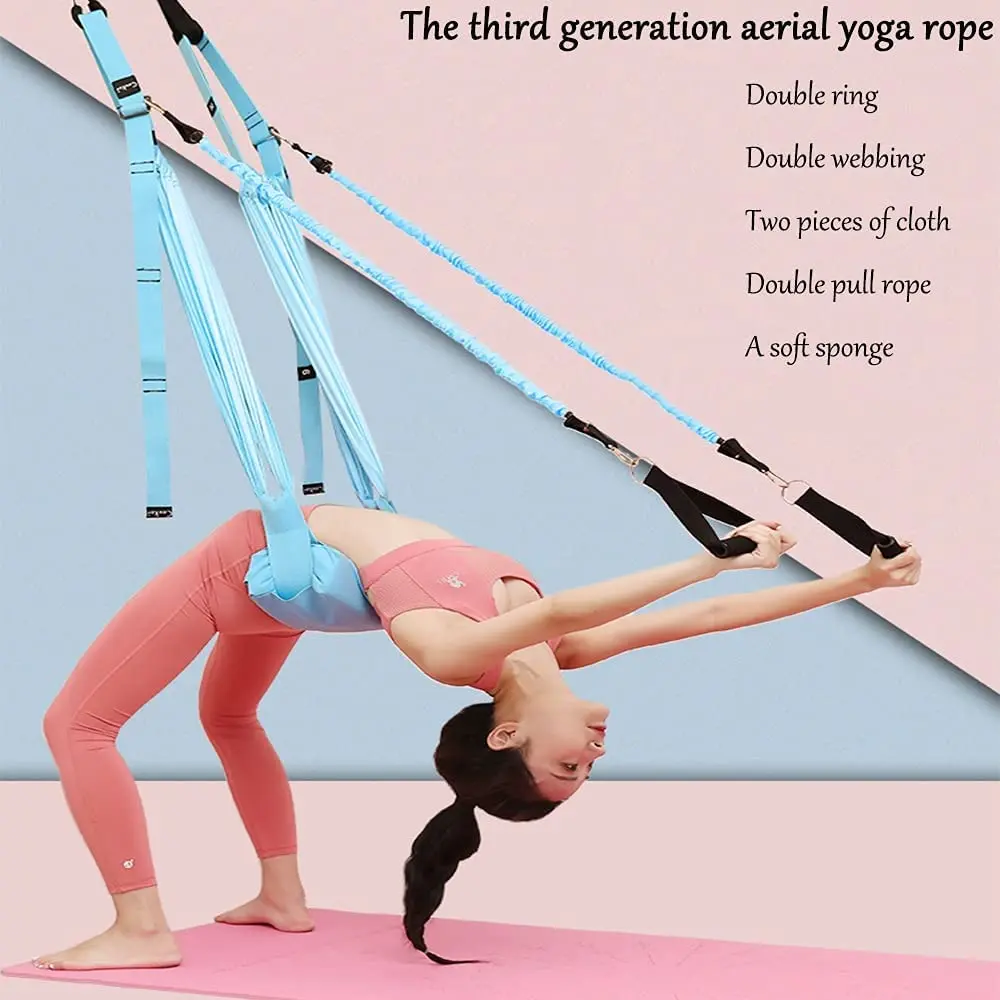 Regulowany antenowy pasek do j – Yoga Fitness Stretching Strap recenzja i cena